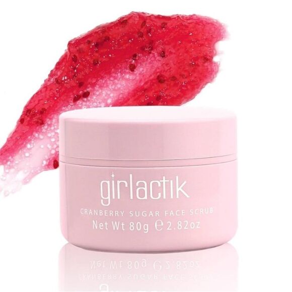GIRLACTIK CRANBERRY SUGAR FACE SCRUB 2.82 OZ - Picture 1 of 3